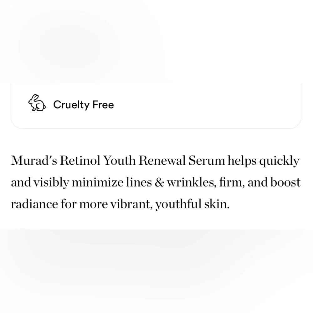$10❤️‍🔥 Murad Resurgence Retinol Youth Renewal Serum 🪞 NEW IN BOX AntiAging